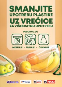 Višekratne ekološke vrećice za voće i povrće, Gradski Magazin