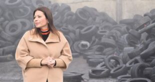 Irena Vujović, Ministarka Vujović posetila fabriku za reciklažu otpadnih guma „Eko risajkling“, Gradski Magazin