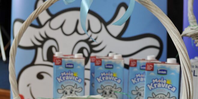 Kompanija Imlek donirala 400l mleka SOS Dečijem selu Sremska Kamenica, Gradski Magazin